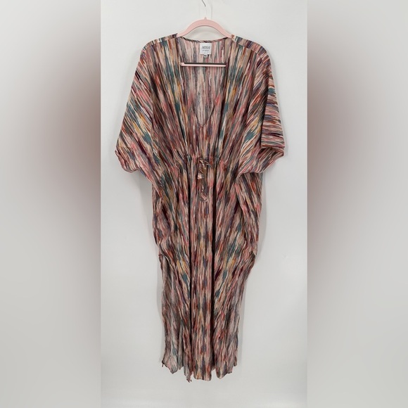 Misa Los Angeles Women's Rena Kaftan Dress Oversized M/L Jewel Colors Cover-up - Picture 3 of 9
